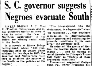 Augusta Chronicle SC Gov says Negros Evacuate